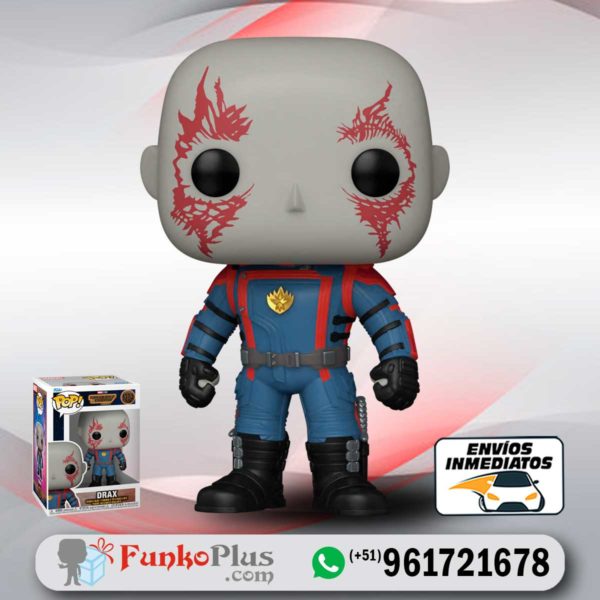 Funko Pop Marvel Guardianes de la Galaxia 3 Drax