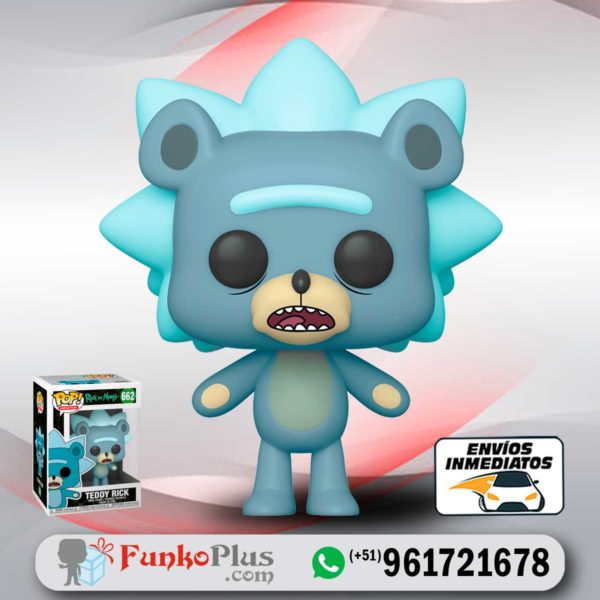 Funko Pop Rick y Morty Oso Teddy Rick