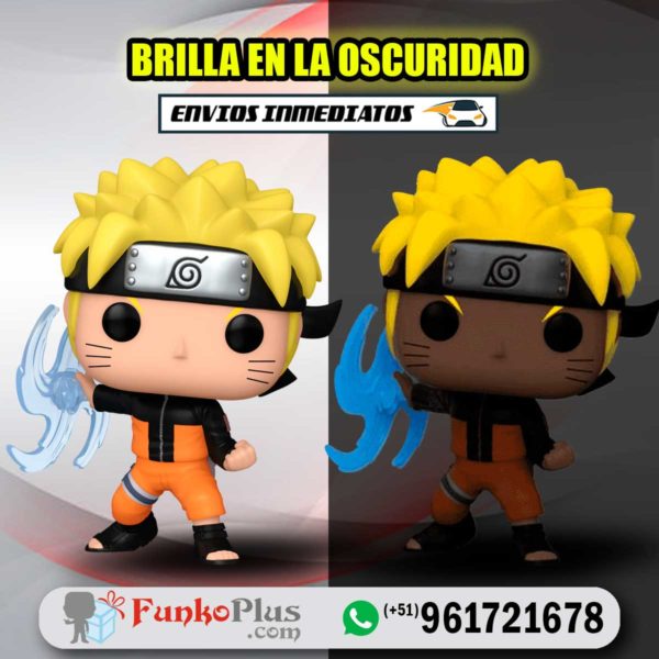 Funko Pop Naruto Rasenshuriken GLOW Brilla en la oscuridad