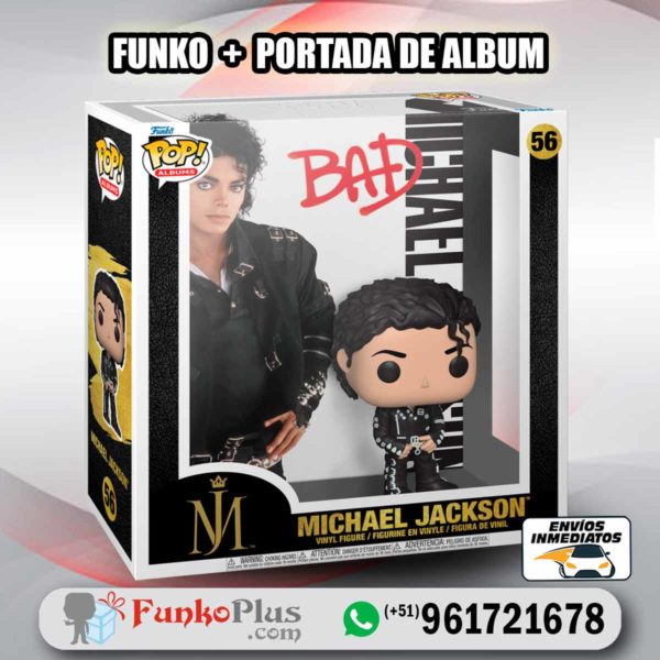 Funko Pop Album Cover Michael Jackson Bad 56