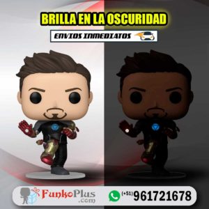 Funko Pop Marvel Iron Man Tony Stark GLOW Brilla en la oscuridad 1416