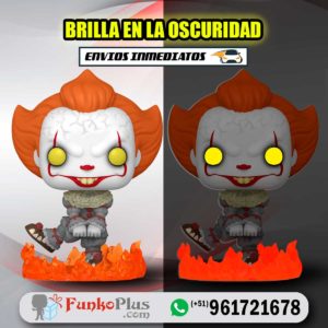 Funko Pop Terror It Payaso Pennywise 1437 CHASE GLOW Brilla en la oscuridad